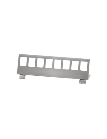 Adattatore per Modulo Keystone 8xRJ45 per Guida DIN