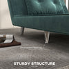NUOVO Poltrona Letto a sedia materasso brandina Letto Singolo con Schienale Reclinabile in Velluto, 100x88x83cm, Verde Scuro F839-893V01DGA