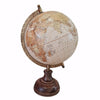Mappamondo decorativo per scrivania con piedistallo in legno h 27.5 cm
