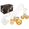 Decanter caraffa in vetro per bevande alcoliche vino a forma di pisello con palle
