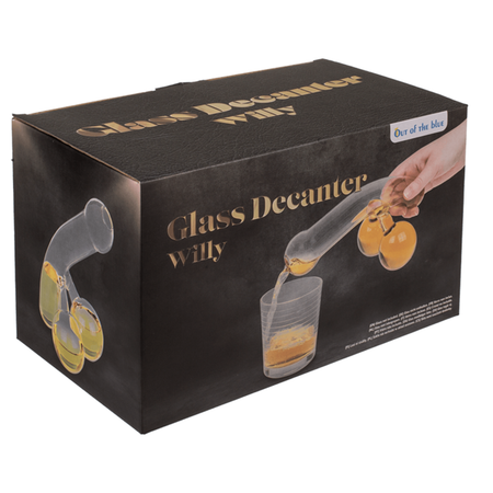 Decanter caraffa in vetro per bevande alcoliche vino a forma di pisello con palle