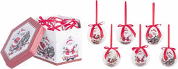 14 palline per albero di natale in plastica da Ø 7,5 cm pendaglio decorato Casa e cucina/Decorazioni per interni/Addobbi e decorazioni per ricorrenze/Decorazioni natalizie/Addobbi e decorazioni/Palle e palline MagiediNatale.it - Altamura, Commerciovirtuoso.it