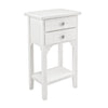 Mobiletto Blanc struttura in legno MDF con 2 cassetti per interni