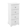 Cassettiera Blanc per interno, con 7 Cassetti, 33.5 x 27.5 x 94 cm