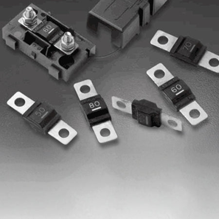 Kit 4 Fusibili MIDI 2pz 80A piu 2pz 100A per Auto Camion Moto 1.2cmx4.1cm Foro 30mm
