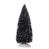 Albero di Natale innevato, accessorio per villaggio di Natale in poliestere