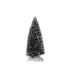 Albero di Natale innevato, accessorio per villaggio di Natale in poliestere