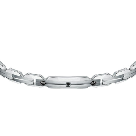 Bracciale SECTOR uomo Premium acciaio / cristallo nero