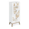 Cassettiera Folium con struttura in abete e mdf, 45 x 30 x109.5h cm