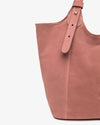 Nero Giardini borsa donna a tracolla in pelle scamosciata rosa E644145D671