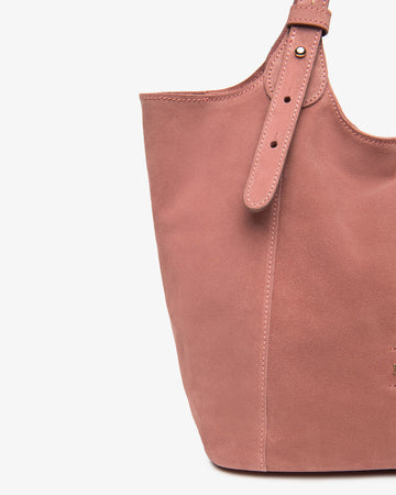 Nero Giardini borsa donna a tracolla in pelle scamosciata rosa E644145D671