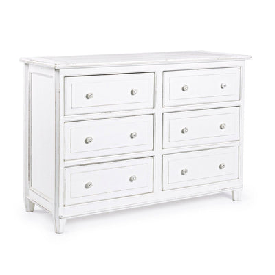 Cassettiera Colette per interno, con 6 Cassetti, 124 x 49 x 89 cm