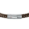 Bracciale SECTOR uomo Bandy pelle marrone - 22 cm