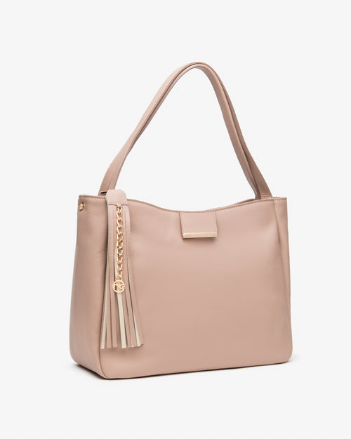 Nero Giardini borsa da donna a tracolla in pelle col. nudo E644151D626