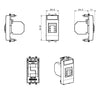 Domus S44 Presa RJ45 Cat.5E UTP Connettore 3M con Tappo Bianco Lucido