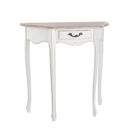 Consolle "Justine" struttura in legno paulownia pannelli in MDF per interni