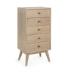 Cassettiera Alannis per interno, con 5 Cassetti, 53 x 40 x 86 cm