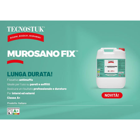 Tecnostuk MuroSano Fix – Fissativo antimuffa trasparente