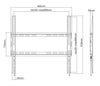 Supporto TV a Muro Fissa Ultra-Slim per TV 32-70''