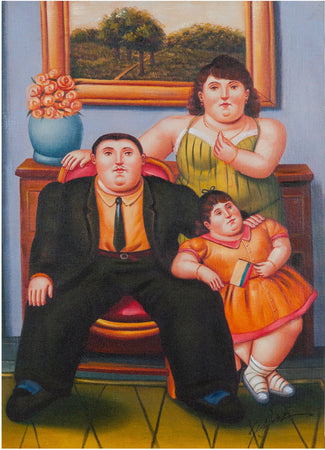 Biscottini Quadro olio su tela dipinto a mano