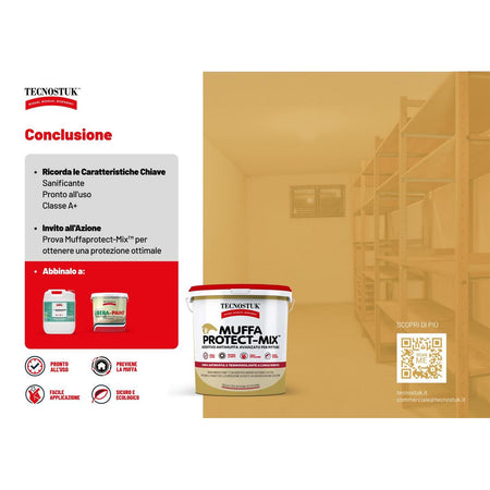 Muffa Protect-Mix – Additivo antimuffa per pitture interni/esterni