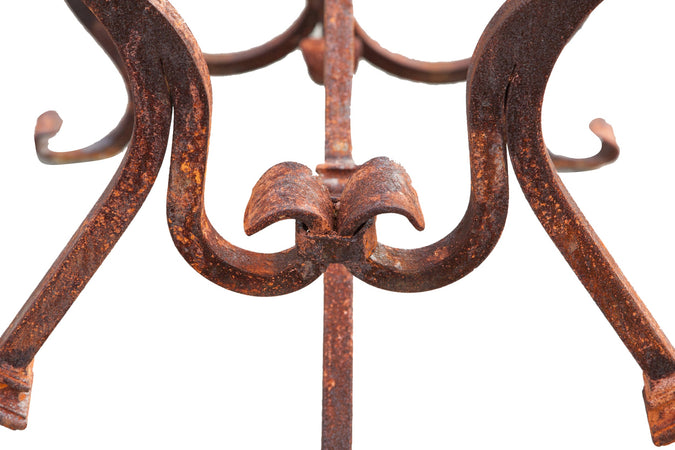 Biscottini Base tavolo in ferro pieno L200xPR70xH74 cm. forgiato mano trattato, Offerta