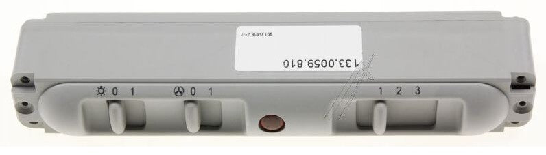 Slider cruscotto 3 velocità e luce completo per cappe Faber 133.0059.810