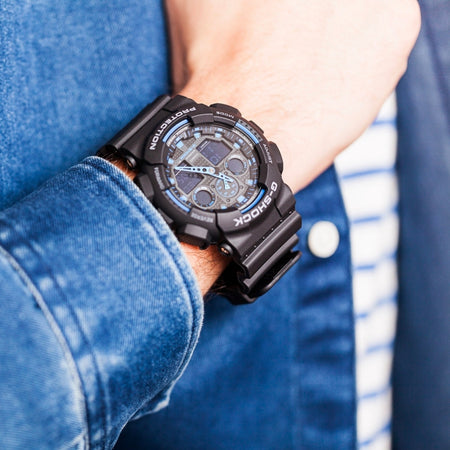 Orologio CASIO uomo G-SHOCK  analogico digitale nero / blu