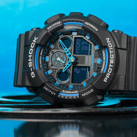 Orologio CASIO uomo G-SHOCK  analogico digitale nero / blu