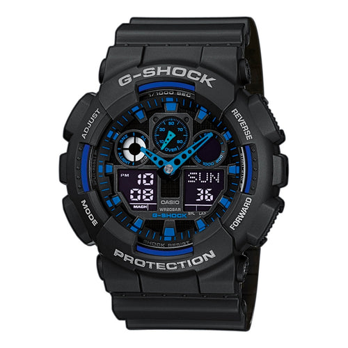Orologio CASIO uomo G-SHOCK  analogico digitale nero / blu