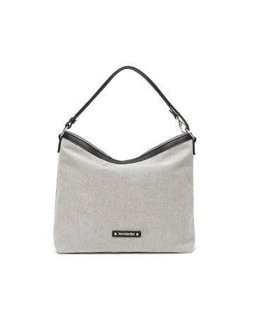 Nero Giardini borsa donna in canvas nero bianco E644241D100