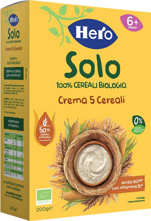 Hero solo crema 5 cereali bio