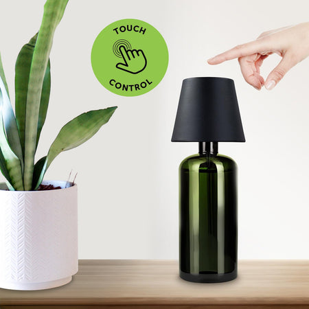Lampada LED Paralume per Bottiglie Dimmerabile Batteria Ricaricabile Alimentazione USB-C&trade