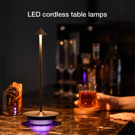 Lampada LED Multicolore da Tavolo Dimmerabile Batteria Ricaricabile Alimentazione USB-C&trade