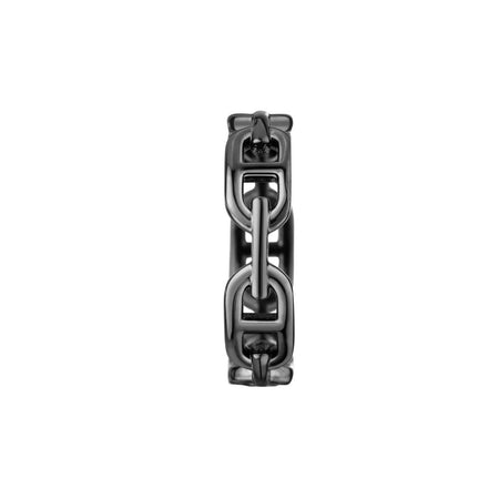 Anello MORELLATO uomo Catene acciaio brunito