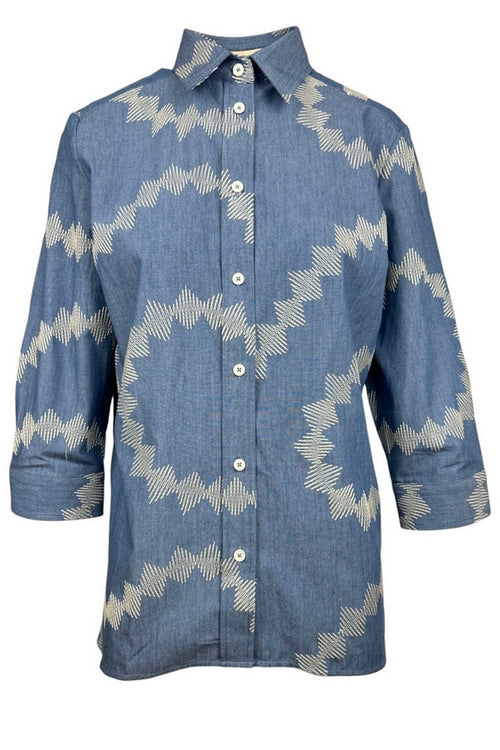Camicetta Snob Camicie Denim medio da donna