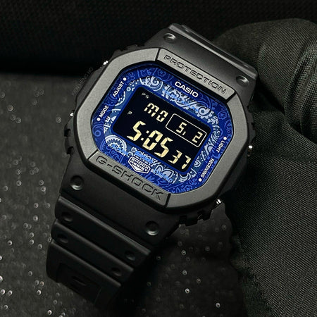 Orologio CASIO uomo G-Shock digitale gomma nero / blu