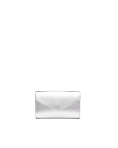 Nero Giardini pochette donna laminato argento E543903DE700