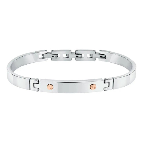 Bracciale MORELLATO uomo Urban acciaio / oro rosa