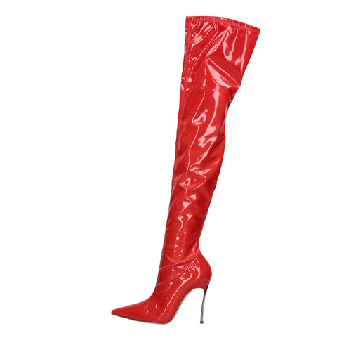 Casadei Stivali Rosso da donna
