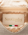 Nero Giardini pochette tessuto lino lurex beige E644121DE412