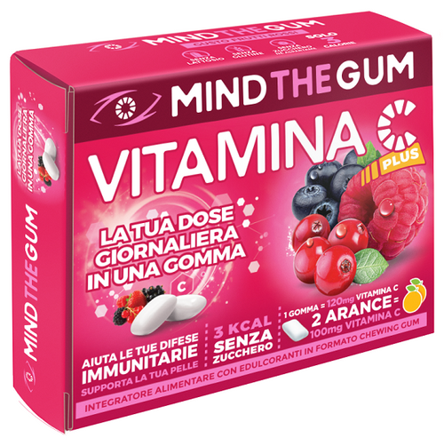 C gum frutti rossi 18gomme