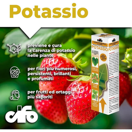 Cifo Potassio – Integratore carenze di potassio piante 250 ml