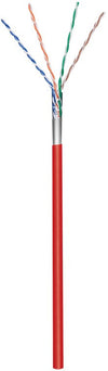 Matassa F/UTP Cavo Cat.5E CCA 100m Flessibile Rosso