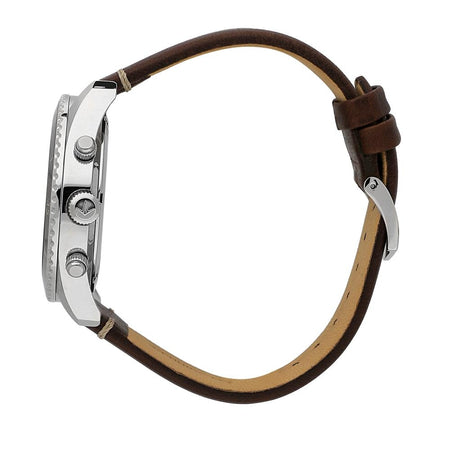 Orologio LUCIEN ROCHAT uomo Leman cronografo pelle marrone