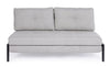 Divano letto Hayden con struttura in acciaio e imbottitura comoda, 95 x 96 x 79 h cm