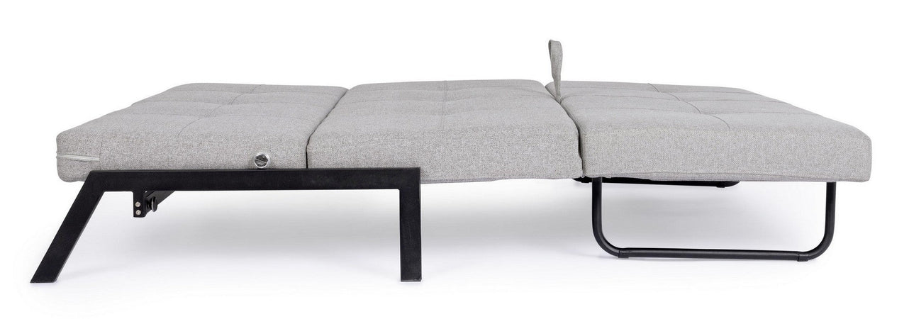 Divano letto "Hayden" con struttura in acciaio e imbottitura comoda, 95 x 96 x 79 h cm
