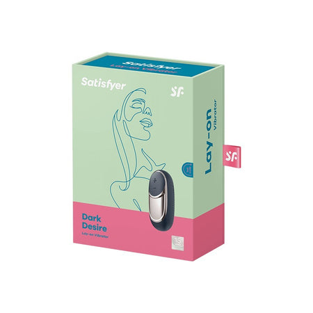 Vibratore clitoride ricaricabile Satisfyer Dark Desire Lay-on
