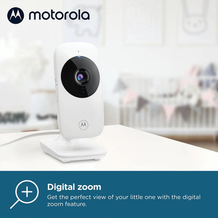 Motorola Nursery Baby Monitor VM482 con Fotocamera Visione Notturna 2.4"