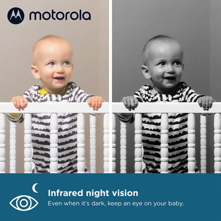 Motorola Nursery Baby Monitor VM482 con Fotocamera Visione Notturna 2.4"
